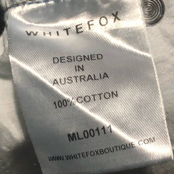 White Fox Boutique On Replay High Rise Straight Jeans Women's Large in Ice Blue - Picture 4 of 7